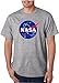 NASA Meatball Logo White, Blue or Gray T-shirts