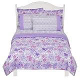 Butterfly Flourish Bed In A Bag Comforter - Purple (Twin)
