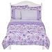 Butterfly Flourish Bed In A Bag Comforter - Purple