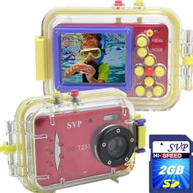 Buy Acqua DC-1231R 12MP Max. Digital Still Camera with waterproof case (2GB High Speed... by Optiz now!