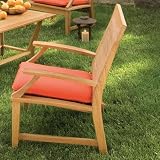 Sutton Arm Chair and Cushion Color: Dupione Papaya