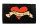 Kitchen & Housewares : Present Time Door mat Heart Tattoo