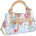 Oilily S Handbag OCB1109-6000, Damen, Henkeltaschen, T�rkis (T�rkis / White), 28 x 14 x 19 cm (B x H x T)