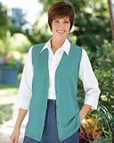 National Fine Gauge Sweater Vest, Plus