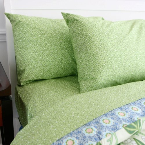 Amy Butler Kyoto 400 Thread Count Sheet Set GreenFull Amy Butler Kyoto 400 Thread Count Sheet Set GreenFull
