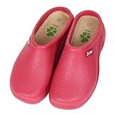 ガーデニング用ソフトシューズ レディース レッド 23.5cm