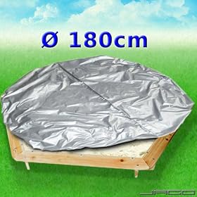 Infantastic� - B�che bache housse de protection pour Bac bacs � sable en bois enfant jeux de sable jeux plein air ext�rieur jardin (SDKS02-ZBH-01)