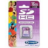 Integral 16GB SDHC Class 4 Card.