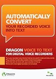 Dragon Naturally Speaking: Voice to Text for Digital Voice Recorders