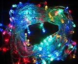 Theluckleds Mix-color 100 LED 33ft LED string light LED Christmas light 8 change modes for wedding party decoration