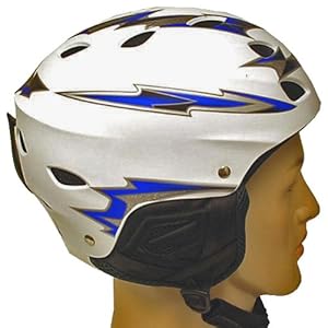 NEW WOW White Blue Arrow Snowboard Ski Sports Snow Helmets Youth & Adult Size