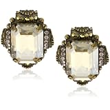 Sorrelli Raw Sugar Bold Crystal Stud Goldtone Earri