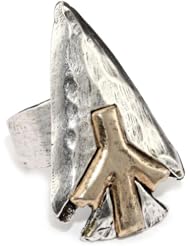 Low Luv by Erin Wasson Sterling Silver-Plated Arrowhead Ring