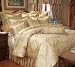 9Pcs Cal KING Gold Imperial Comforter Set