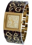 GUESS Tortoise Print Lucite Watch