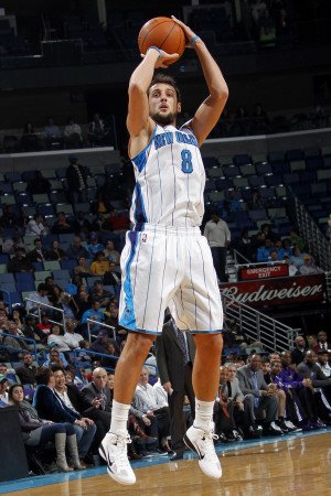 Sacramento Kings v New Orleans Hornets: Marco Belinelli Photographic Poster Print by Layne Murdoch, 28x42