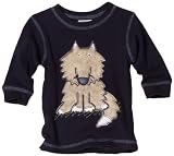 Mulberribush Baby-Boys Infant Leader Of The Pack Applique Shirt, Navy, 24 Months