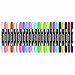 Dual Brush Pens 24-Colored-Markers Water-Based & Non-Toxic (Dual Tips, Set of 24)
