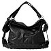 Adi Designs Womens Weave Detailed Zipper Top Handbag