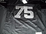 Mitchell and Ness Howie Long Throwback Home Black Oakland Raiders Jersey Size 60