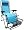 Strathwood Anti-Gravity Adjustable Recliner, Caribbean Blue