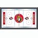 NHL Ottawa Senators Framed Hockey Rink Mirror