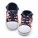 Voberry® Prewalker Infant Sweet Canvas Sneaker Anti-skid Soft Shoes Trainer (12~18 Month, Blue)