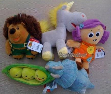 TOY STORY 3 Peas in the a pod, DOLLY, Trixi, BUTTERCUP, MR. PRICKLEPANTS Plush 8