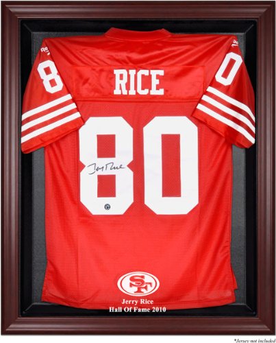 Jerry Rice San Francisco 49ers 2010 Hall of Fame Mahogany Framed Jersey Case
