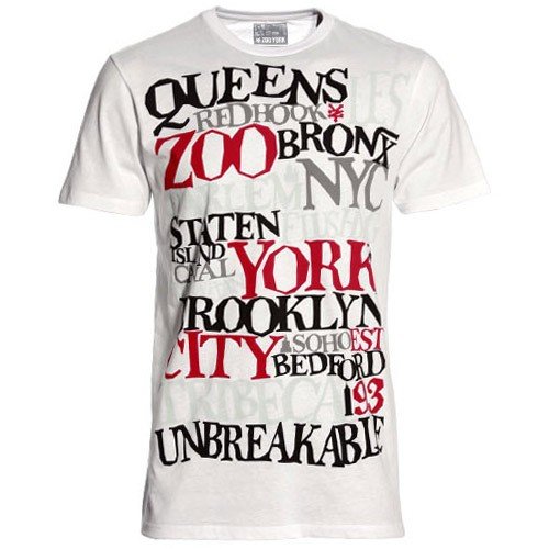 Zoo York Angled Letters White T-shirt