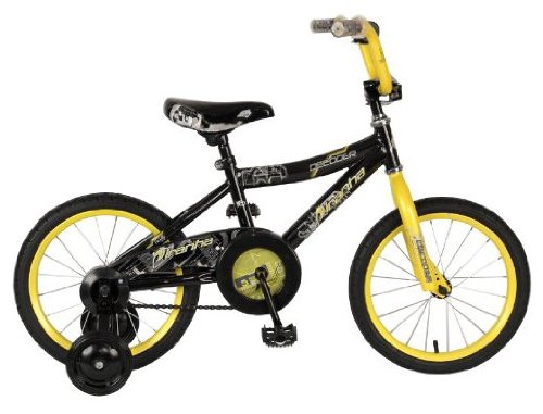 Piranha Boy's Decoder Bike (Black/Yellow, 16-Inch) On Sale