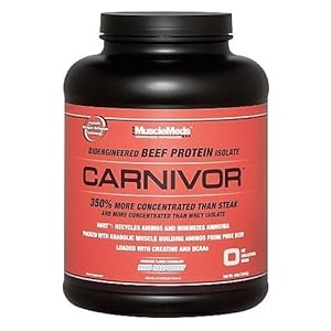 MuscleMeds Carnivor Mass, 5.7lb Chocolate Fudge Weight Gainer