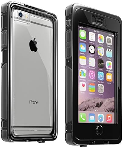 iPhone 6 Waterproof Case + FREE Lanyard Strap - 4.7 inch - [Slim fit] Hard Bumper Cover - [Full Body] for Boys, Men &amp; Girls