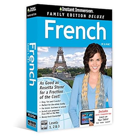 Instant Immersion French Levels 1,2 & 3 Family Edition Deluxe (Unlimited Household Use)