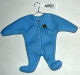 Ganz Christmas Fabric Baby Clothes Ornament - Blue
