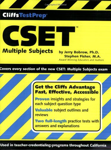 CSET: Multiple Subjects (Cliffs Test Prep)