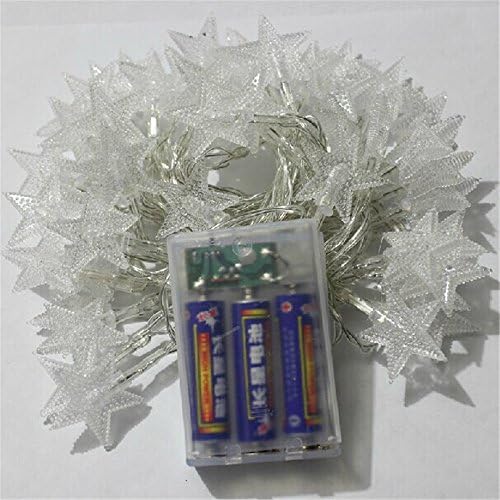 Kitop 5M 50led 3pcs AA battery Star led lighting Curtain Fairy String Light Christmas Xmas Party Birthday Wedding light With Control Box-blue