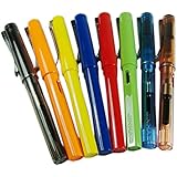 8 PCS Jinhao 599 Fountain Pens Diversity Set Transparent and Unique Style)