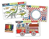 Melissa & Doug Fun Themes Placemat Bundle