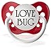 Love Bug Pacifier, Red