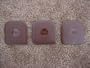 Pampered Chef Nylon Pan Scrapers Set of 3 in Brown
