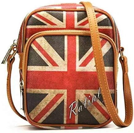 S-BBG(TM) Women's Wallet Leather Shoulder Bag Crossbody Purse Printed Small Phone Bags with Card Holder