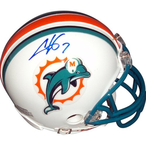 Chad Henne Autographed Miami Dolphins Mini Helmet
