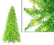 9' Pre-Lit Slim Lime Green Ashley Spruce Christmas Tree - Clear & Green Lights