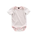 Tea Collection Lotus Bodysuit, Pearl Pink, 0-6 Months