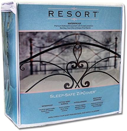 Sleep Safe RESORT ZipCover, Water Proof, Bed Bug, Dust Mite, and Allergen Proof