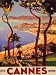 ETE CANNES HIVER TRAVEL FRANCE FRENCH SMALL VINTAGE POSTER REPRO