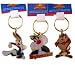 How To Measure Bra Sizes : Warner Bros Looney Tunes Character Keychains (Tweety, Taz, Sylvester, Bugs Bunny).
