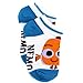 Finding Dory Nemo Boys 5 pack Socks (Shoe: 10-4 (Sock: 6-8), Nemo Dory Hank)