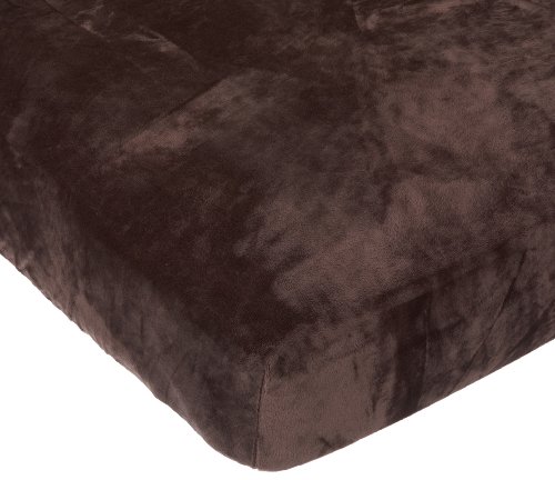 Carters Easy Fit Velour Plush Crib Fitted Sheet - Chocolate product image